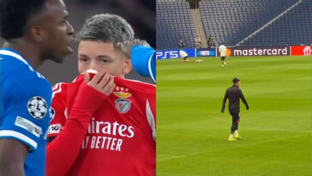 Mesmo punido, argentino acusado de cometer racismo contra Vini Jr. treina no Santiago Bernabéu