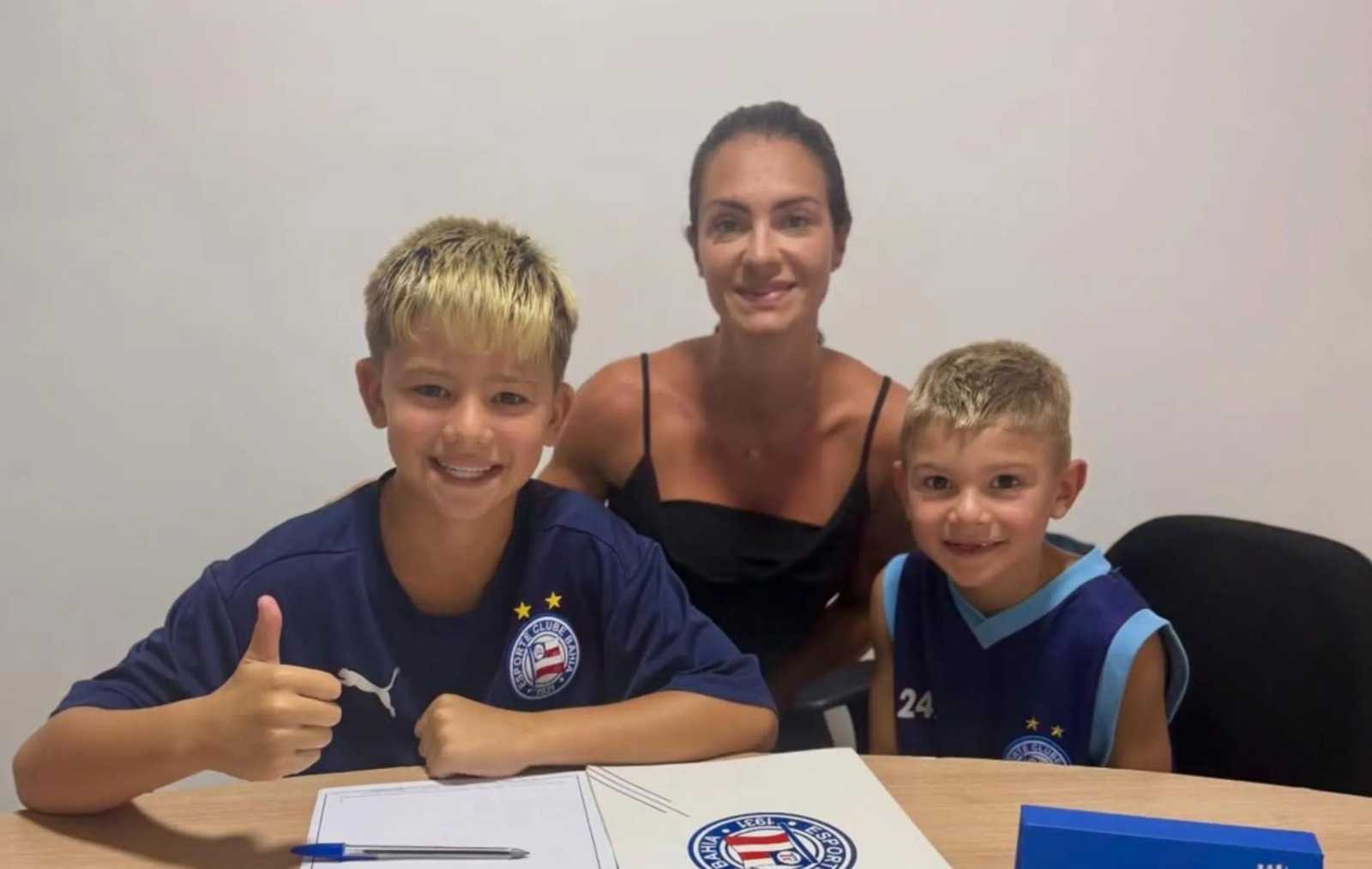 Queridos pela torcida, filhos de Everaldo são os novos reforços das divisões de base Bahia