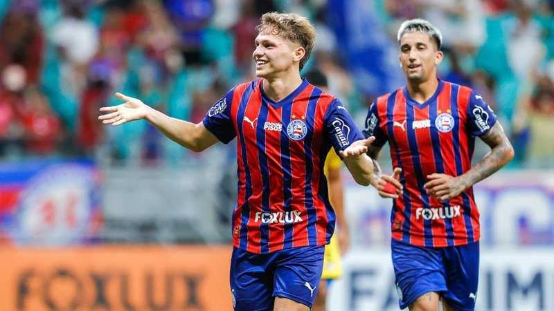 Joia do Bahia encosta na artilharia do Baianão após brilhar contra o Porto