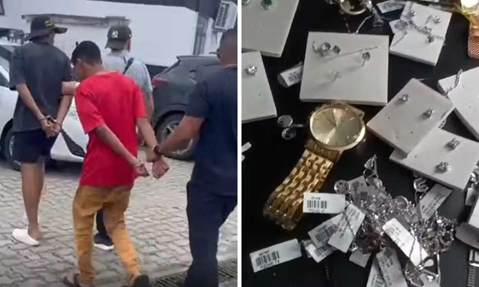 Polícia prende suspeitos de roubo de R$ 400 mil em joias na Bahia