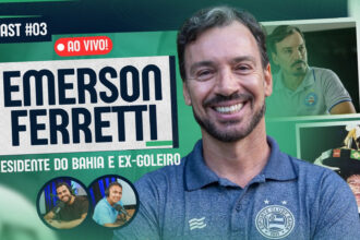 Terceiro episódio do MD Cast entrevista Emerson Ferretti, presidente do Bahia e ex-goleiro da dupla Ba-Vi