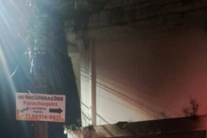 Moradores da Gleba A alarmados por incêndio em depósito