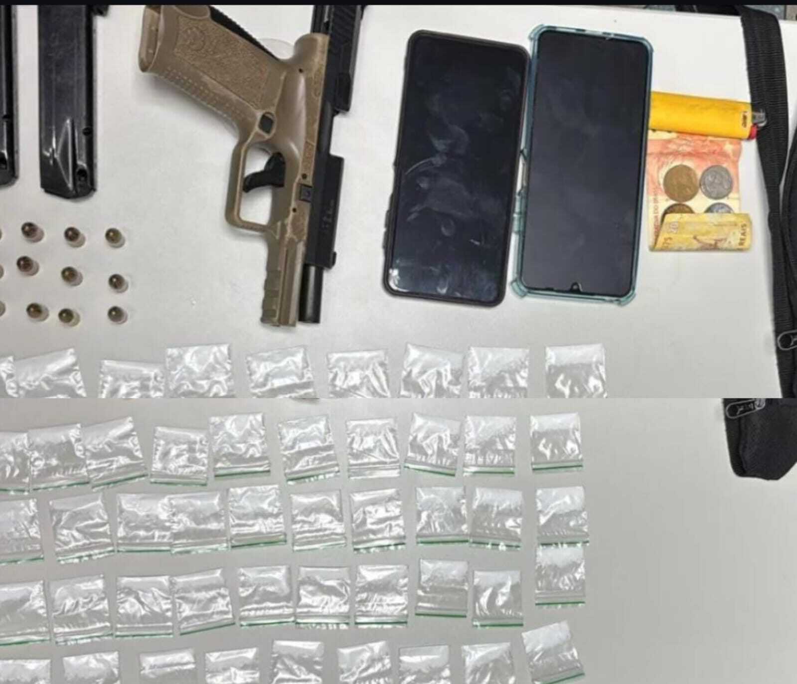 PM captura arma e drogas no Conjunto Pardais, Camaçari