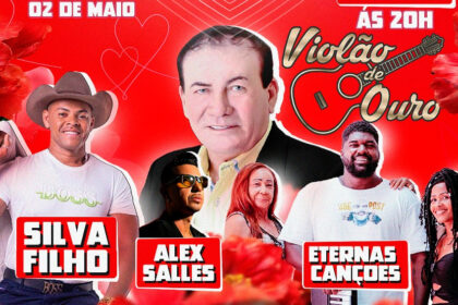 Serestão das Mães reunirá Violão de Ouro, Alex Salles e Eternas Canções em Madre de Deus