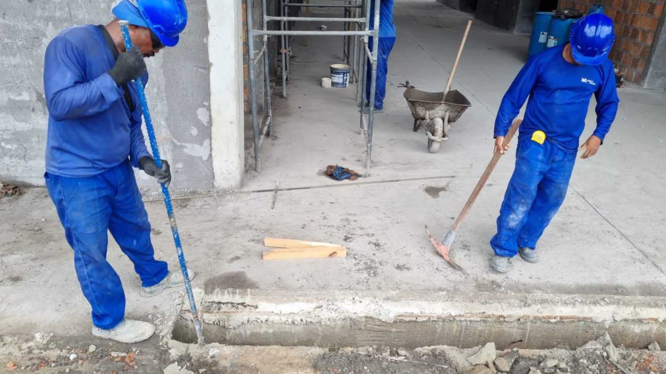 Reforma da Central em Candeias avança rápido para entrega da 2ª etapa