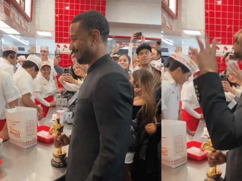 Oscar 2023: Michael B. Jordan Celebra com Lanches Inusitados!