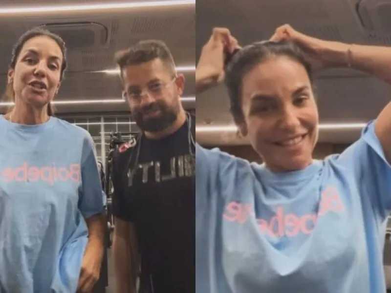 Ivete Sangalo Retorna aos Treinos: 'Cara de Titânio'!