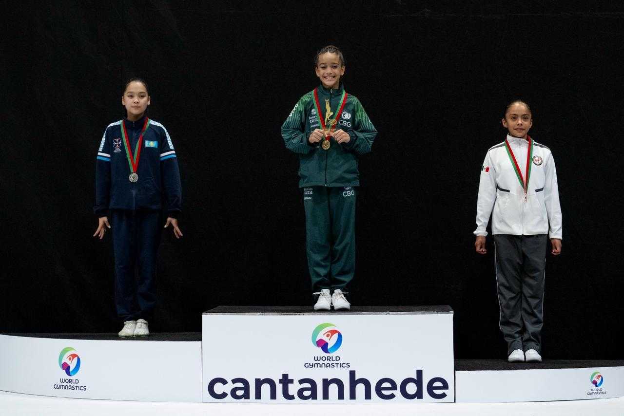 Baiana se consagra campeã do Internacional Open na Copa do Mundo de Ginástica Aeróbica em Portugal