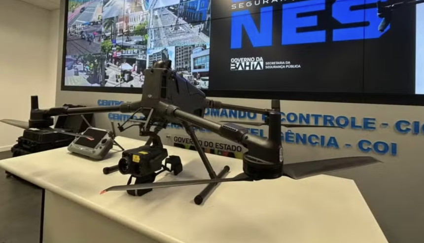 Bahia adota super-drones com investimento de R$ 700 mil em segurança