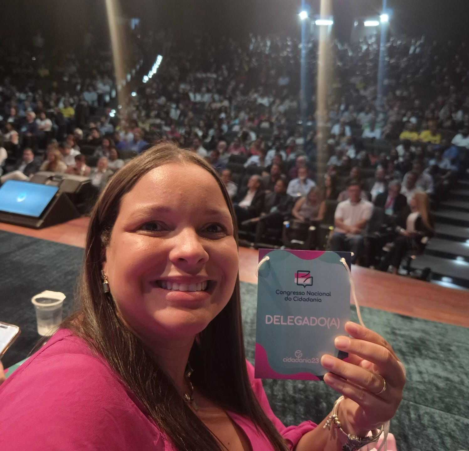 Isabela Sousa é eleita secretária nacional de Mulheres do Cidadania durante congresso do partido em São Paulo