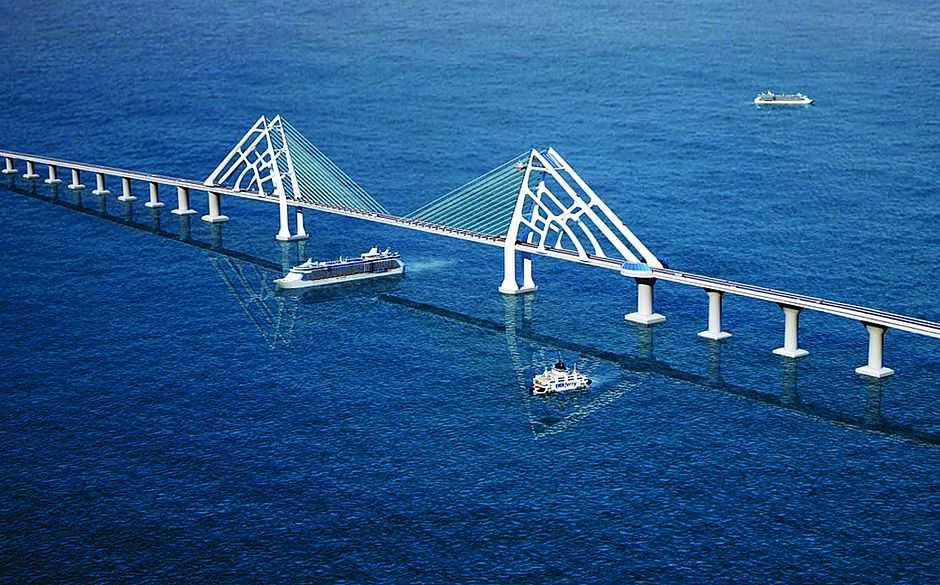 Ponte Salvador-Itaparica deve ser entregue em 2031, prevê governo da Bahia