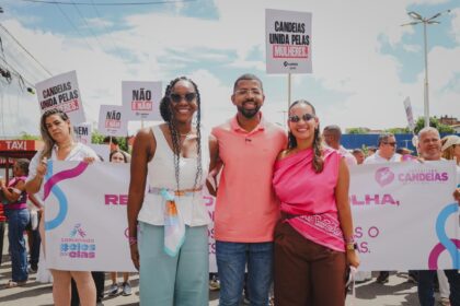 Candeias: Caminhada Eles por Elas impulsiona combate à violência contra a mulher