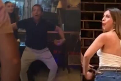 Pai argentino racista flagrado repetindo gestos da filha: surpresa chocante