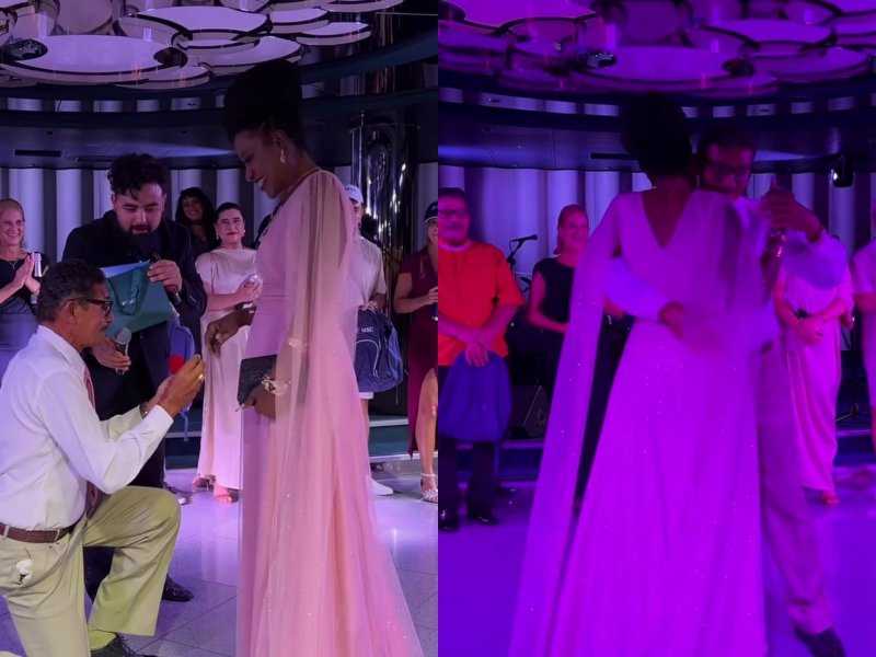 Pedido de Casamento Surpreendente: Cláudia Souza Aceita no Cruzeiro!