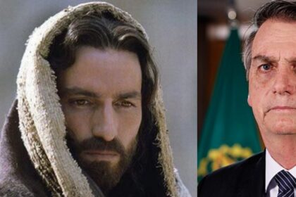 Ator de 'A Paixão de Cristo' Surpreende com Look de Bolsonaro