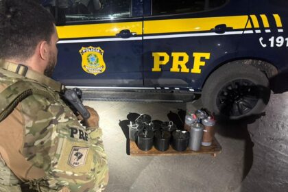 PRF faz histórica apreensão de mercúrio em Roraima, 2023