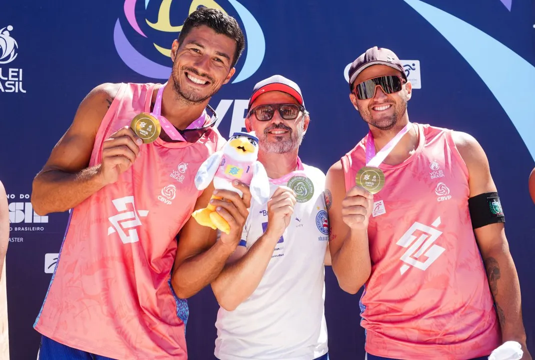 Bahia conquista primeiro título nacional no vôlei de praia