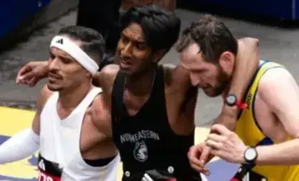 Brasileiro abre mão de recorde para ajudar rival na Maratona de Boston