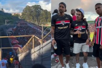 Torcedor do São Paulo, cantor Biel rasga elogios para torcida do Vitória no Barradão