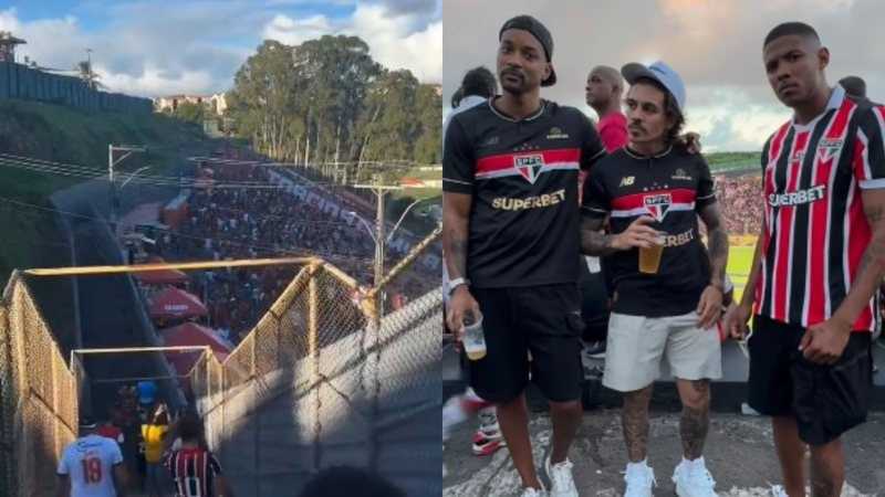 Torcedor do São Paulo, cantor Biel rasga elogios para torcida do Vitória no Barradão